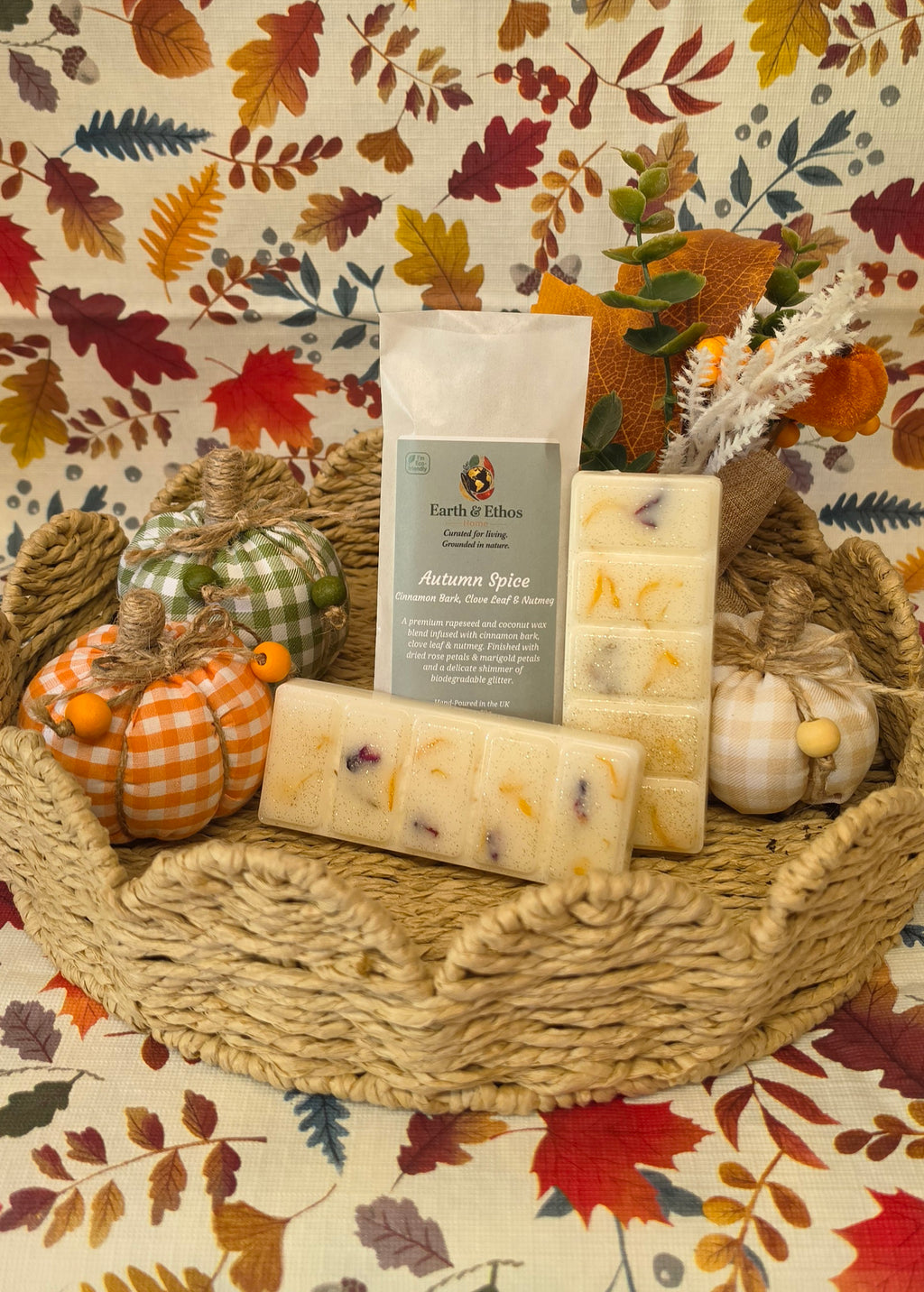 Autumn Spice - Cinnamon Bark, Clove Leaf & Nutmeg Snap Bar Wax Melt - LIMITED EDITION