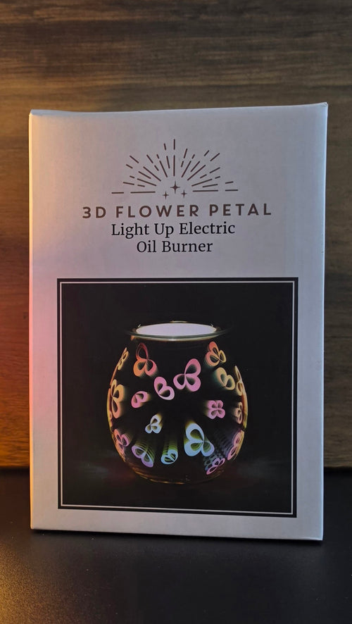 3D Petal Light Up Electric Wax Melt Warmer