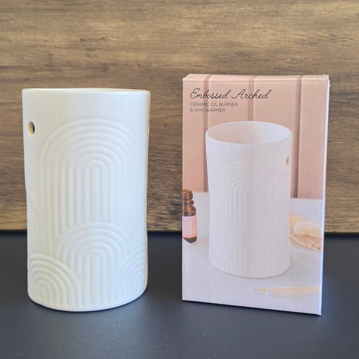 Embossed Arch Wax Melt Burner