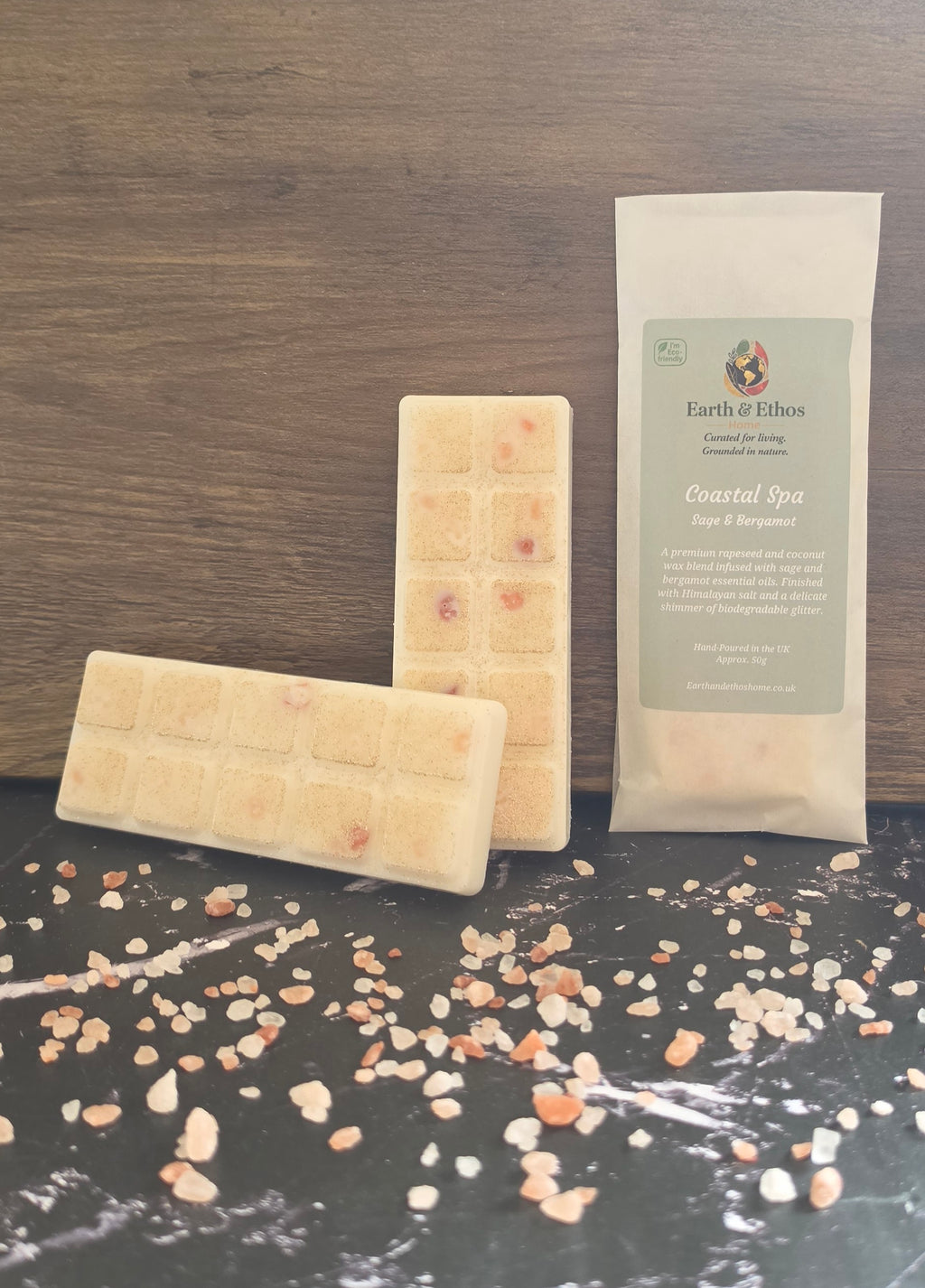 Coastal Spa – Sage & Bergamot Snap Bar Wax Melt