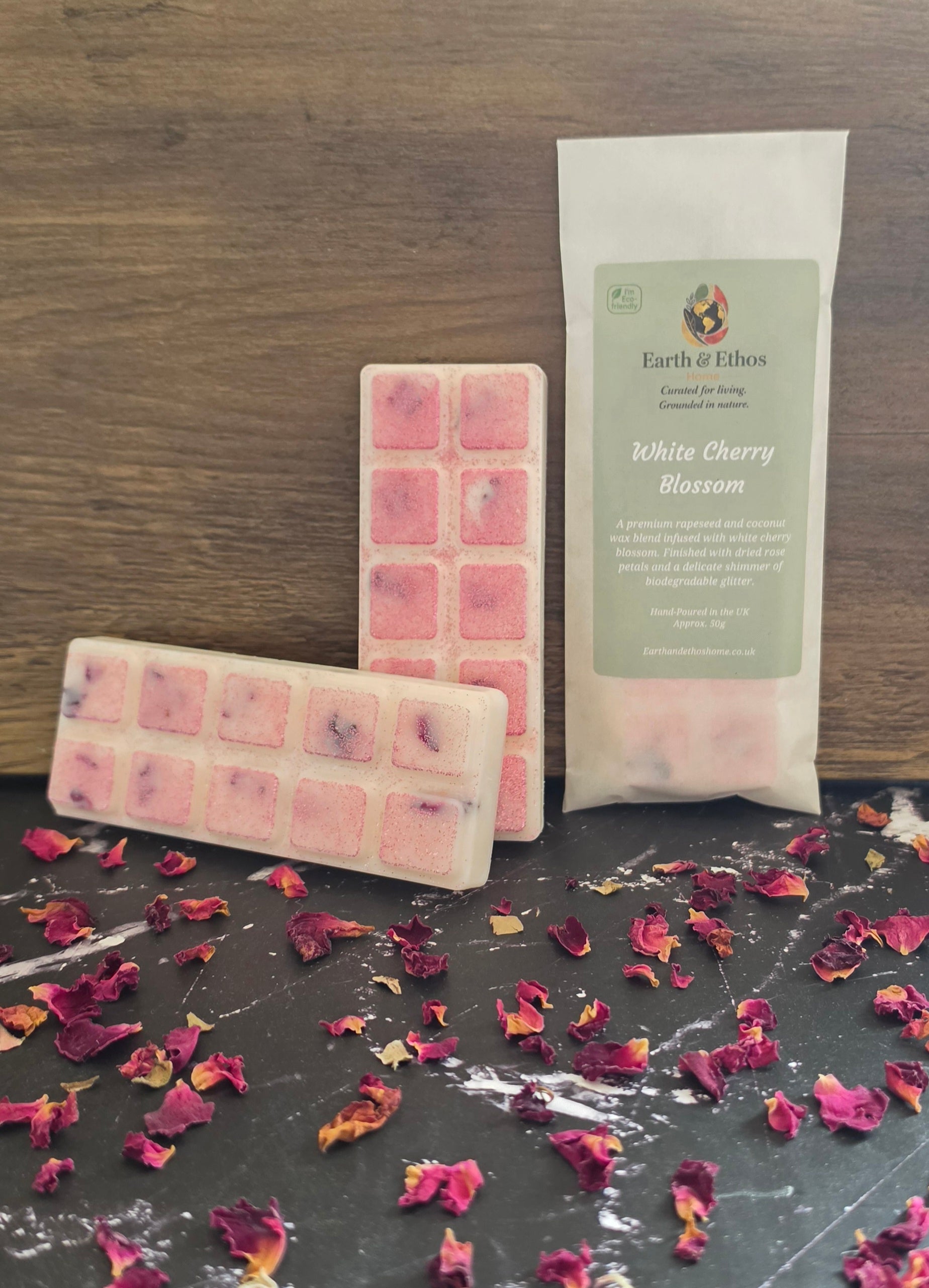 White Cherry Blossom 10 Cell Snap Bar