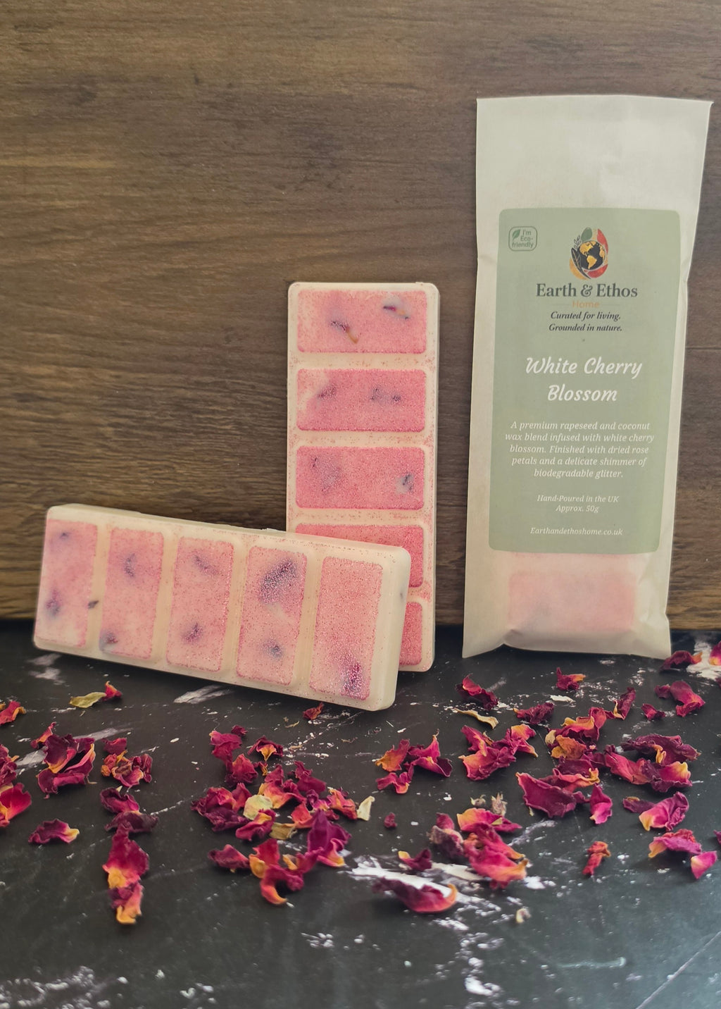 White Cherry Blossom 5 Cell Snap Bar